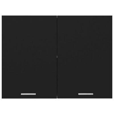 vidaXL Dulap suspendat, negru, 80 x 31 x 60 cm, PAL