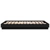 vidaXL Cadru de pat, negru, 120x200 cm, lemn prelucrat
