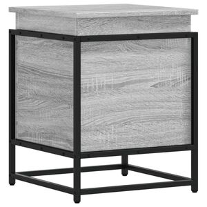 vidaXL Cutie depozitare gri sonoma 40x40x51,5 cm lemn prelucrat