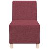 vidaXL Canapea Scaun fără brațe, roșu vin, 55 cm, material textil