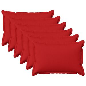 vidaXL Husă pentru pernă 6 pcs HOUTEN Roșu 40 x 60 cm In sintetic