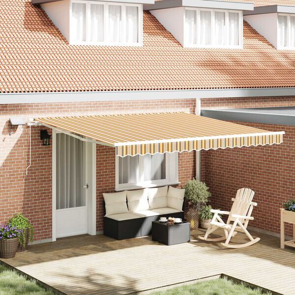 vidaXL Cortina Retractabilă Manual Multicolour 400 &times; 300 cm