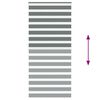 vidaXL Jaluzea tip zebra gri închis lățime țesătură 95,9 cm poliester