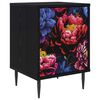 vidaXL Dulap de noapte KIEL Stejar Negru 36 x 33 x 51 cm