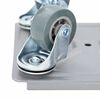 vidaXL Role pentru mobilă, 4 buc., cu dispozitiv de ridicare, 13,5x13,5x6 cm, oțel, 1300 kg