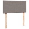 vidaXL Pat otoman cu saltea Taupe 100x200 cm Stofa