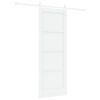 vidaXL Ușă glisantă 73,5 x 198,5 cm Lemn prelucrat Alb