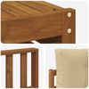 vidaXL Set de canapele de exterior cu pernă 7 pcs Natural și Bej