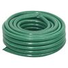 vidaXL Furtun de grădină cu set de racorduri, verde, 0,75", 10 m, PVC