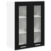 vidaXL Dulap suspendat Stejar Negru 60 x 31 x 80 cm Lemn prelucrat