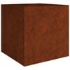 vidaXL Jardinieră, 80x80x80 cm, oțel corten