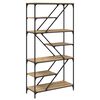 vidaXL Raft pentru cărți 9 niveluri 91 x 36 x 176 cm Lemn compozit