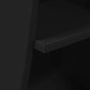 vidaXL Dulap de colț Negru 32x32x102cm Lemn compozit
