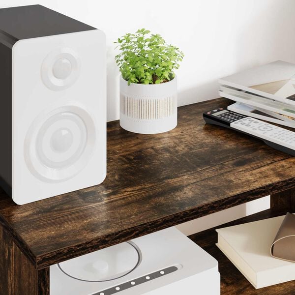 vidaXL Cabinet TV Stejar fumuriu 60 x 30 x 40 cm Lemn compozit