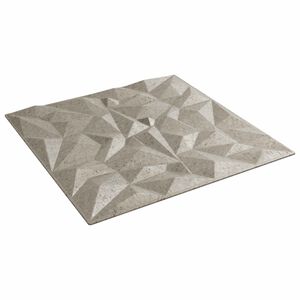 vidaXL Panouri de perete 12 buc. 50 x 50 cm Beton Amethyst Spumă XPS