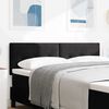 vidaXL Tăblie cap cu headboard Negru 144 cm Piele artificială