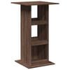 vidaXL Masă bar cu depozitare stejar maro 60x60x102 cm lemn prelucrat