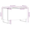 vidaXL Dulap pentru discuri, gri beton, 74,5x38x48 cm, lemn prelucrat