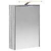 vidaXL Dulap cu oglindă pentru baie Gri Sonoma 43 x 16 x 62.5 cm