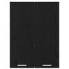 vidaXL Dulap suspendat Stejar Negru 60 x 31 x 80 cm Lemn compozit