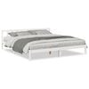 vidaXL Cadru pat foarte lung fără saltea alb 200x220 cm lemn masiv pin