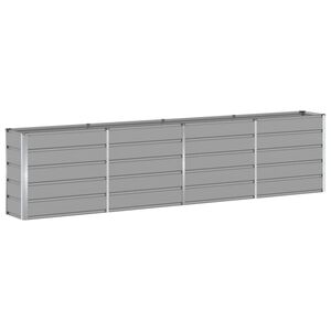vidaXL Jardinieră Gri deschis 320 x 40 x 75 cm Oțel