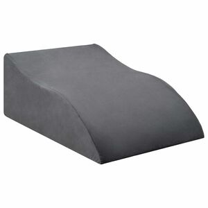 vidaXL Pillow pentru Picioare 68 x 41 x 24 cm Spumă PU Gri