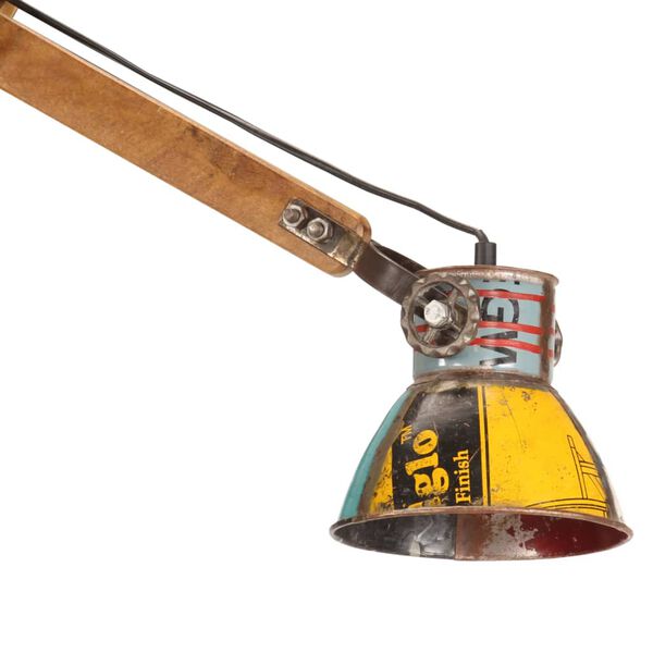 vidaXL Lampă de perete industrială, multicolor, E27 rotund