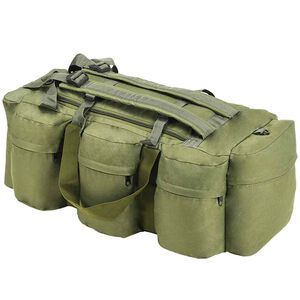 vidaXL Geantă 3-&icirc;n-1 &icirc;n stil militar, 45 L, verde măsliniu