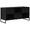vidaXL Cabinet TV Stejar Negru 100 x 36 x 49,5 cm Lemn compozit