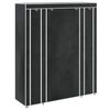 vidaXL Dulap material textil compartimente și tije 45x150x176 cm negru