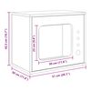 vidaXL Casa pentru pisici Beton 51 x 30 x 42,5 cm Lemn compozit