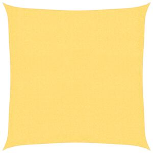 vidaXL P&acirc;nză parasolar, bej, 2,5x2,5 m, HDPE, 160 g/m&sup2;