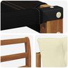 vidaXL Set de canapele de exterior Lemn solid de Acacia și Textilene