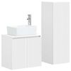 vidaXL Set de mobilier pentru baie 2 buc. Alb 33 x 34,5 x 100 cm