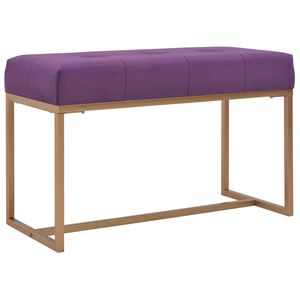 vidaXL Bancă, violet, 80 cm, catifea