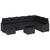 vidaXL Set de canapea 8 buc. poliratan