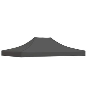 vidaXL Acoperiș pentru cort de petrecere, antracit, 4 x 3 m, 270 g/m&sup2;
