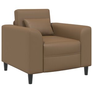 vidaXL Fotoliu Cappuccino Piele artificială