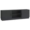 vidaXL Cabinet TV Negru 150 x 31 x 47 cm Lemn prelucrat