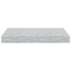 vidaXL Rafturi de perete suspendate 2 buc. gri beton 40x23x3,8 cm MDF