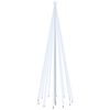 vidaXL Brad de Crăciun cu țăruș, 732 LED-uri, alb rece, 500 cm