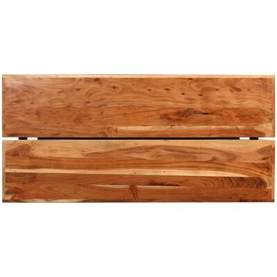 vidaXL Masă de bar, lemn masiv de acacia, 150 x 70 x 107 cm