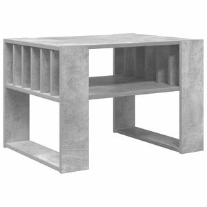 vidaXL Masă de cafea Gri din beton 66 x 49,5 x 45 cm Lemn prelucrat