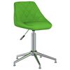 vidaXL Scaune de bucătărie pivotante, 2 buc. verde, piele artificială