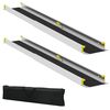 vidaXL Rampă pentru scaun cu rotile 270 kg 2 buc. Negru