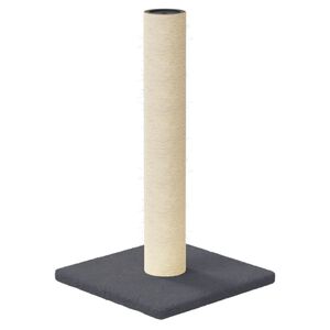 vidaXL St&acirc;lp de zg&acirc;riere pentru pisici, gri &icirc;nchis, 22x22x45 cm