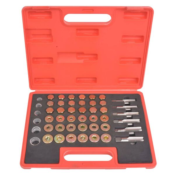 vidaXL Set reparații filet bușon baie de ulei