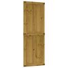 vidaXL Ușă hambar Corona Maro Miere 70 x 210 cm Lemn masiv de pin