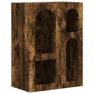 vidaXL Bufet Stejar fumuriu 59 x 35 x 80.5 cm Lemn compozit